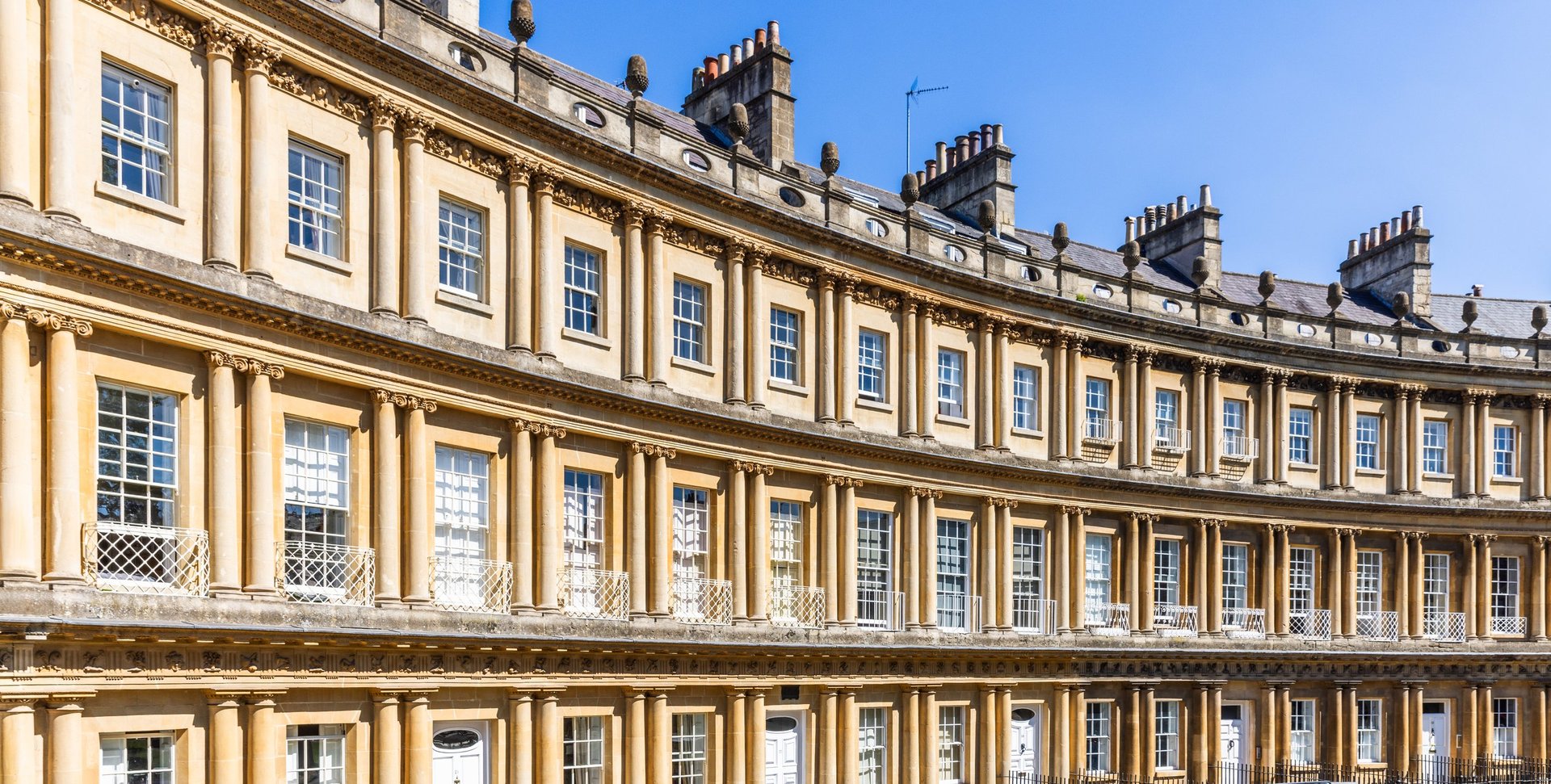 The Circus in Bath, designed by John Wood the Elder, famous for its circular design and rich Georgian history